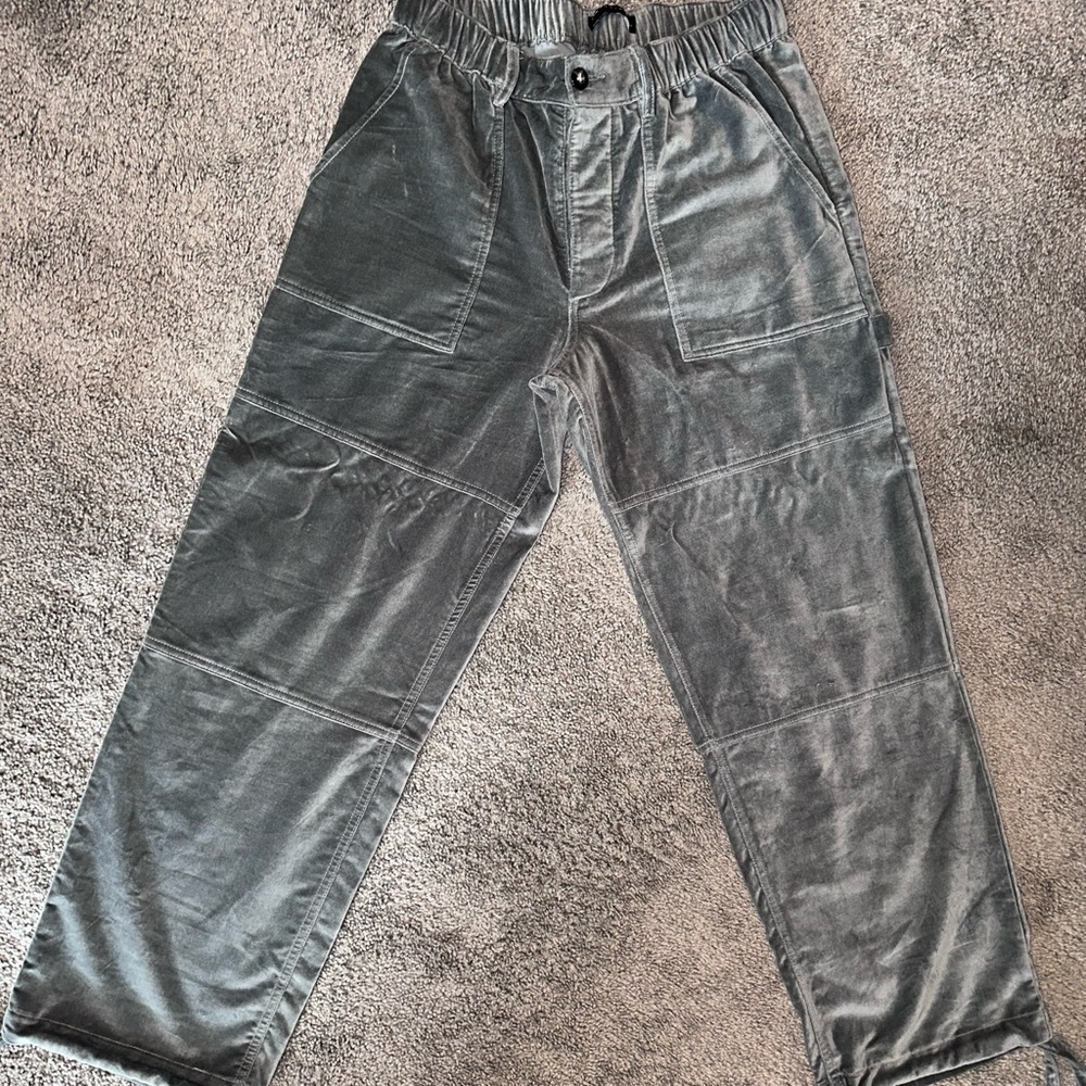 Asos Swede Pants draw string in grey size medium